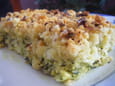 Crumble cabillaud courgettes