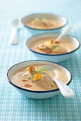 Soupe glac�e de fenouil aux rillettes de thon