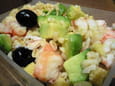 Salade fra�cheur au crabe et � l avocat