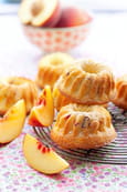 Petits Savarins � la p�che, vanille et agrumes