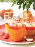 Verrines � la compote de p�che 