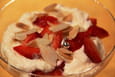 Tiramisu aux fraises et malibu