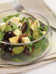 Salade de vendanges au raisin