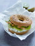 Bagel au Kiwi de l�Adour et saumon fum�