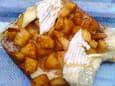 Tartines pommes-camembert