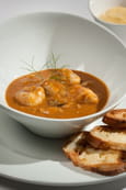 Hu�tres de Normandie et coquillages fa�on bouillabaise