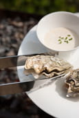 Hu�tres de Normandie, sauce au camembert