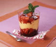 Verrine fruits rouges Cr�me br�l�e