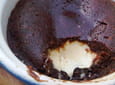 Fondants au chocolat au coeur blanc