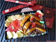 Bento lamelles de boeuf oignons poivrons