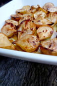 Poires r�ties � la cannelle et � l�huile d�olive