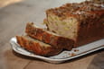 Cake rustique � la rhubarbe, aux fleurs d acacias 