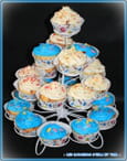 Cupcakes p�ches-canelle et chocobon