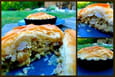 Pastilla de poulet en fine tartelette
