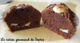 Fondants au chocolat au caramel et p�pites de chocolat