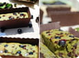 Financiers th� matcha, chocolat et cassis