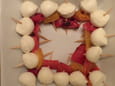Brochettes mozzarella - poivrons marin�s
