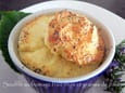 Souffl� au fromage frais, thym et graines de pavot