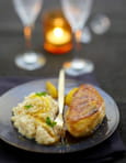 Supr�mes de pintade laqu�s � l�orange