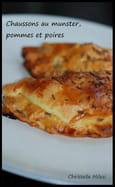 Chaussons au munster, pommes et poires