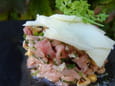 Tartare de veau au cantal 