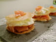 Millefeuille de saumon fum� et sa chantilly citron