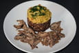 Lentilles corail Tarka aux trois riz et shitak�s 