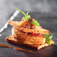Escalope de foie gras � la poudre de pain d �pices