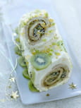B�che kiwis de l�Adour, cr�meux chocolat blanc gingembre
