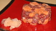 Tartare de saumon et rumsteack  au s�same