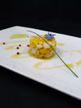 Tartare de saint-jacques � la mangue