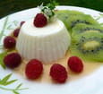 Panna cotta de ch�vre aux kiwis