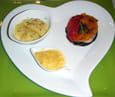 Noisette d agneau de lait, �cras� de topinambours et cr�me de thym.
