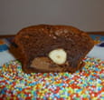 Fondants au chocolat, coeur de pralin� et noisette croquante