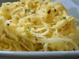 C�leri rave en omelette, assaisonn� au citron