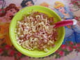 P�tes au jambon et kiri