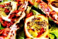 Salade de ch�vre chaud au pesto