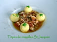Tripes de coquilles Saint-Jacques