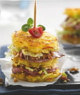 Club pommes de terre, b�uf et tapenade de fruits secs