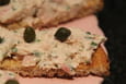 Tartines de poulet fum� 