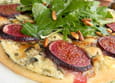 Pizza aux figues et � la fourme d ambert