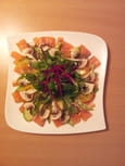 Salade de sashimi de saumon