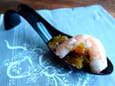 Bouch�es de crevettes � la mangue
