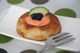 Bavarois de Saint-Jacques et mousse d oursin