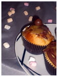 Cupcakes croustillant pommes, chocolat, caramel