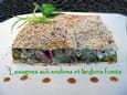 Lasagnes aux endives et lardons fum�s