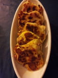 Blinis aux lardons, oignons et cheddar