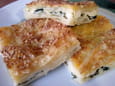 P�te feuillet�e au fromage blanc et � l eau gazeuze  