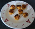 Mini cannel�s ch�vre-miel, tomates s�ch�es