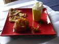 Mille feuille de cr�pes aux pommes caram�lis�es